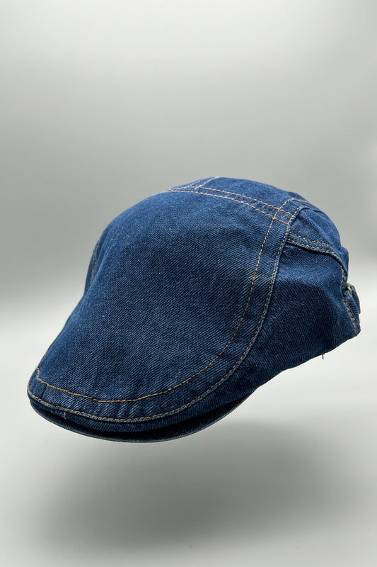 Flat Cap Denim Navy PS-59