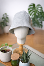 Lässige Fischmütze, Fischerhut gestrickt, Bucket Hat, Sonnenhut Damen, Strick-Bucket-Hat