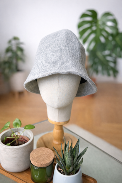 Lässige Fischmütze, Fischerhut gestrickt, Bucket Hat, Sonnenhut Damen, Strick-Bucket-Hat