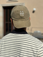 „It is what it is“ gewaschen in verschiedenen Farben - gewaschene Basecap - Handmade Present