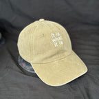 „It is what it is“ gewaschen in verschiedenen Farben - gewaschene Basecap - Handmade Present