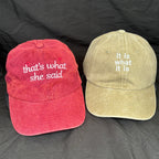 „that’s what she said” gewaschen in verschiedenen Farben - Handmade Present