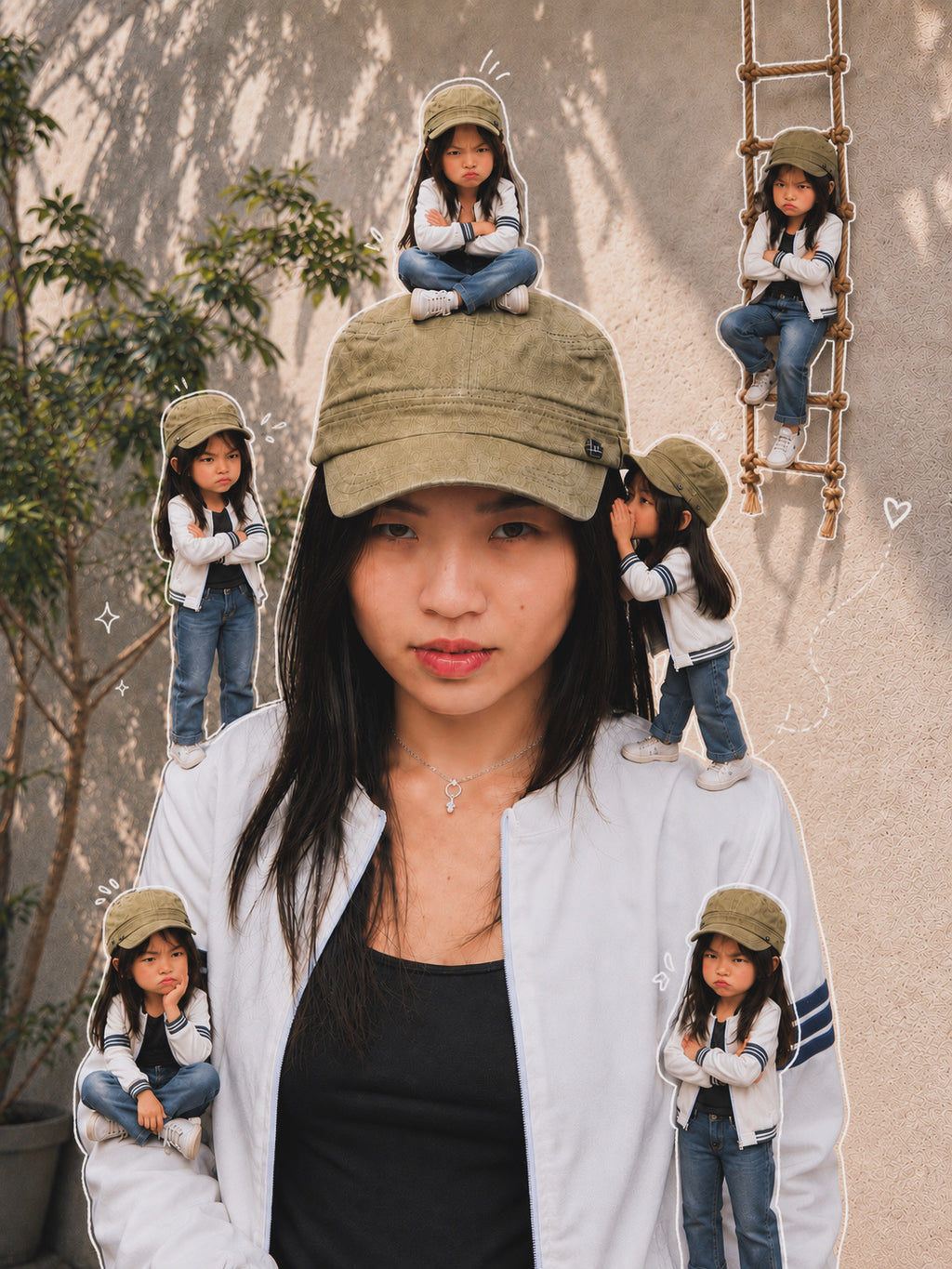 Damen Leinen Cap - Kurze Kappe & leichtes Design