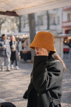 Lässige Fischmütze, Fischerhut gestrickt, Bucket Hat, Sonnenhut Damen, Strick-Bucket-Hat