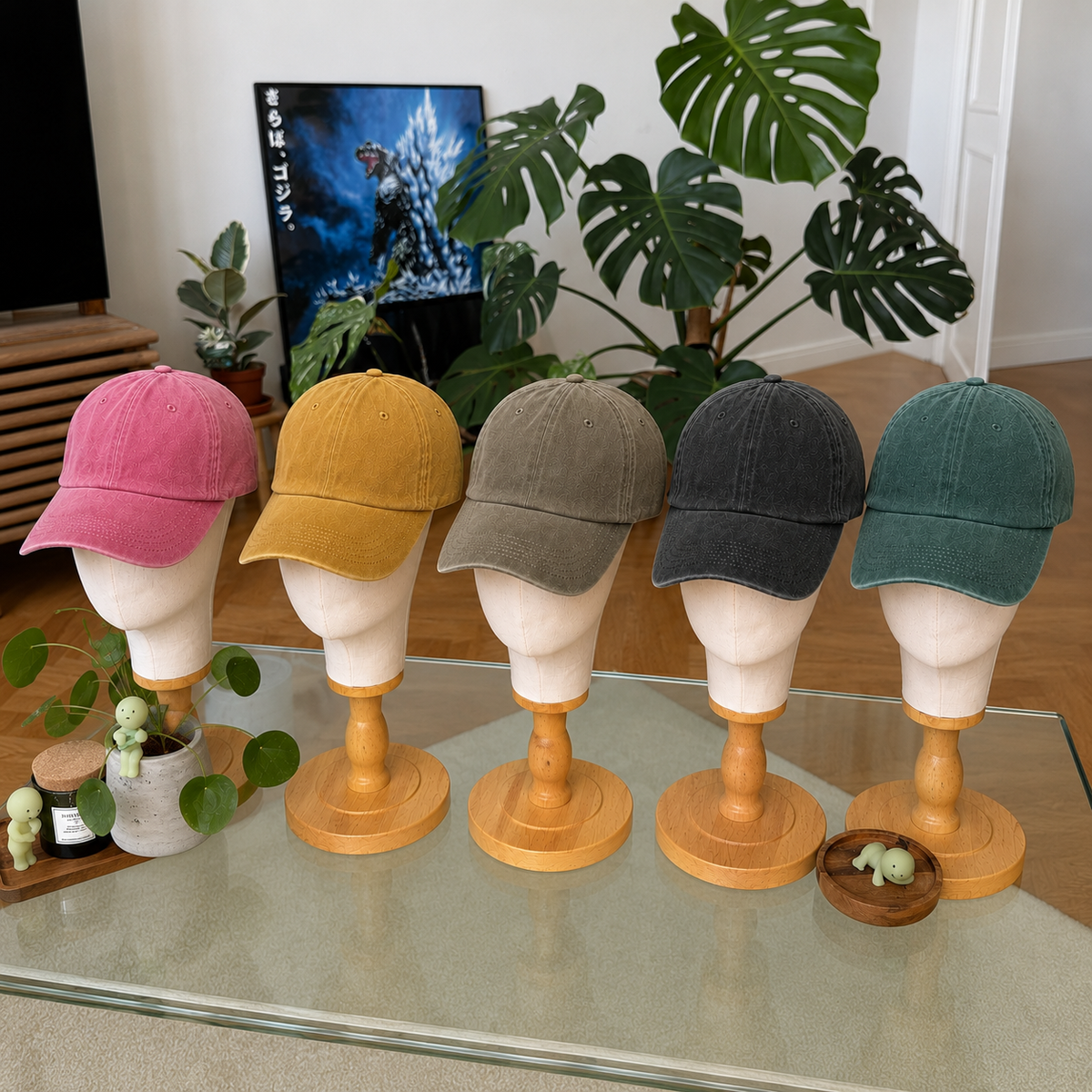 Angry Gans Cap gewaschen in verschiedenen Farben - Handmade Present