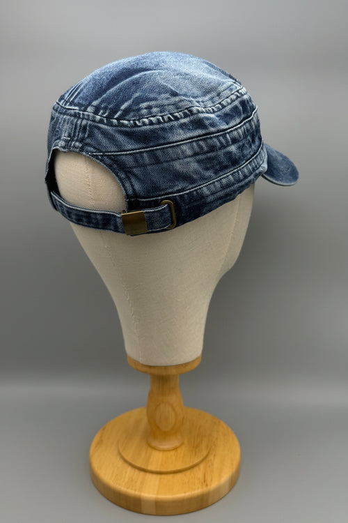 Army Cap - Military Cap - Denim Jeans Cap