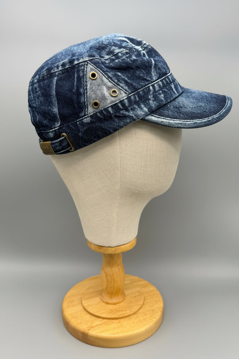 Military Cap Denim Jeans PS-131BL