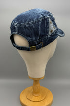 Military Cap Denim Jeans PS-131BL