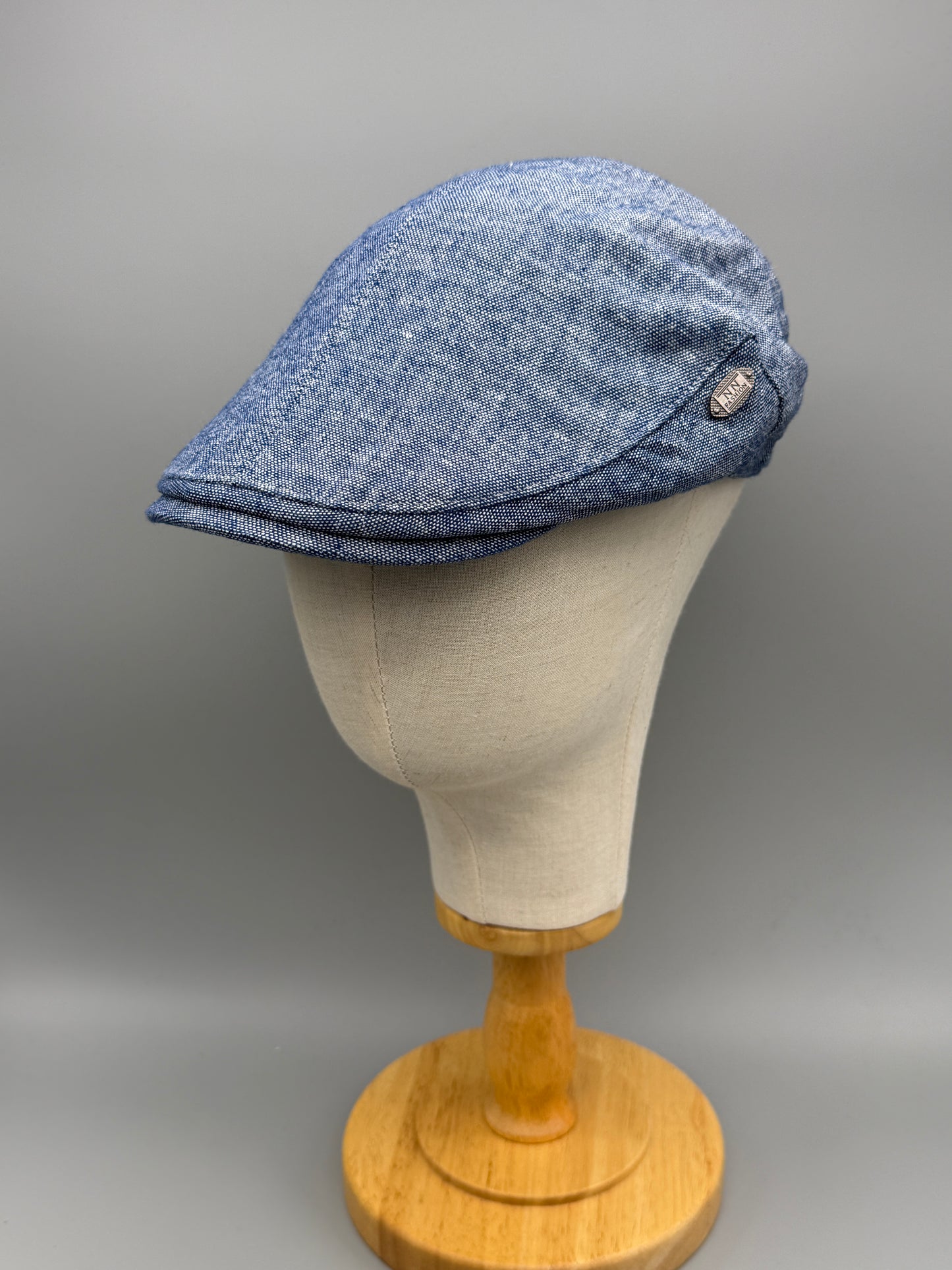 Schiebermütze Leinen, Flat Cap NN-023