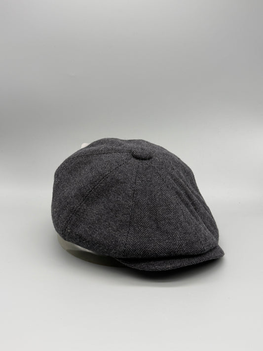 Schiebermütze / Ballonmütze / Flatcap Fischgräte NN_D021