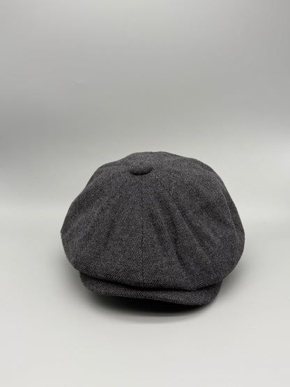 Schiebermütze / Ballonmütze / Flatcap Fischgräte NN_D021