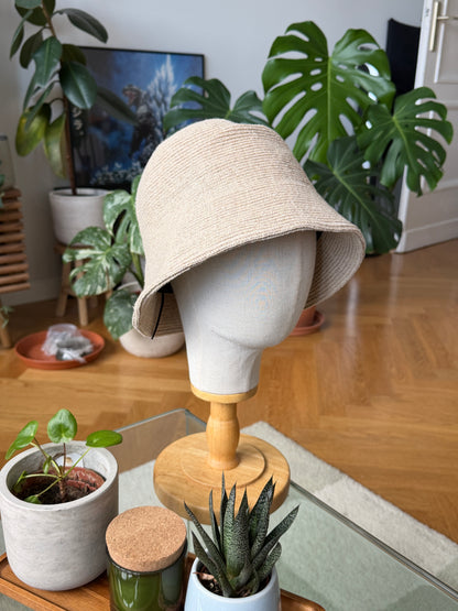 Lässige Fischmütze, Fischerhut gestrickt, Bucket Hat, Sonnenhut Damen, Strick-Bucket-Hat