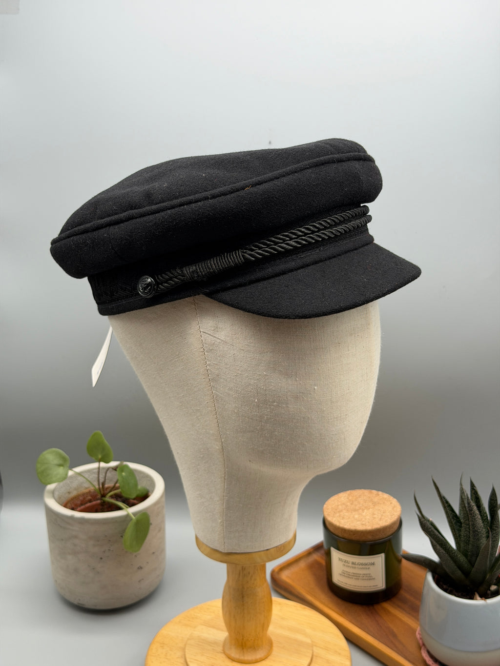 Elbsegler Tuch Mütze Black & Navy