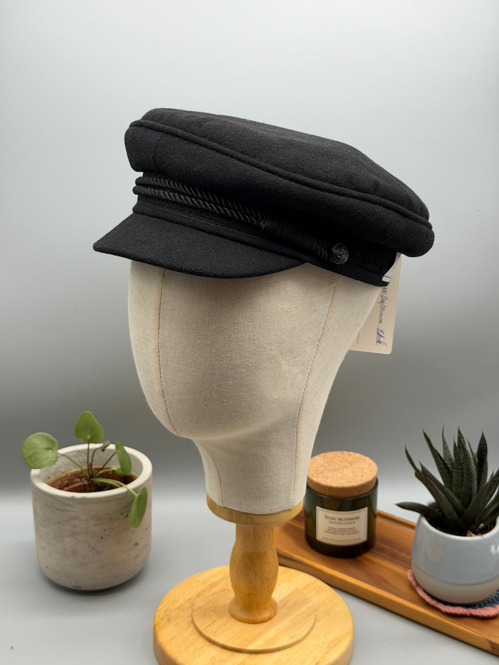 Elbsegler Tuch Mütze Black & Navy