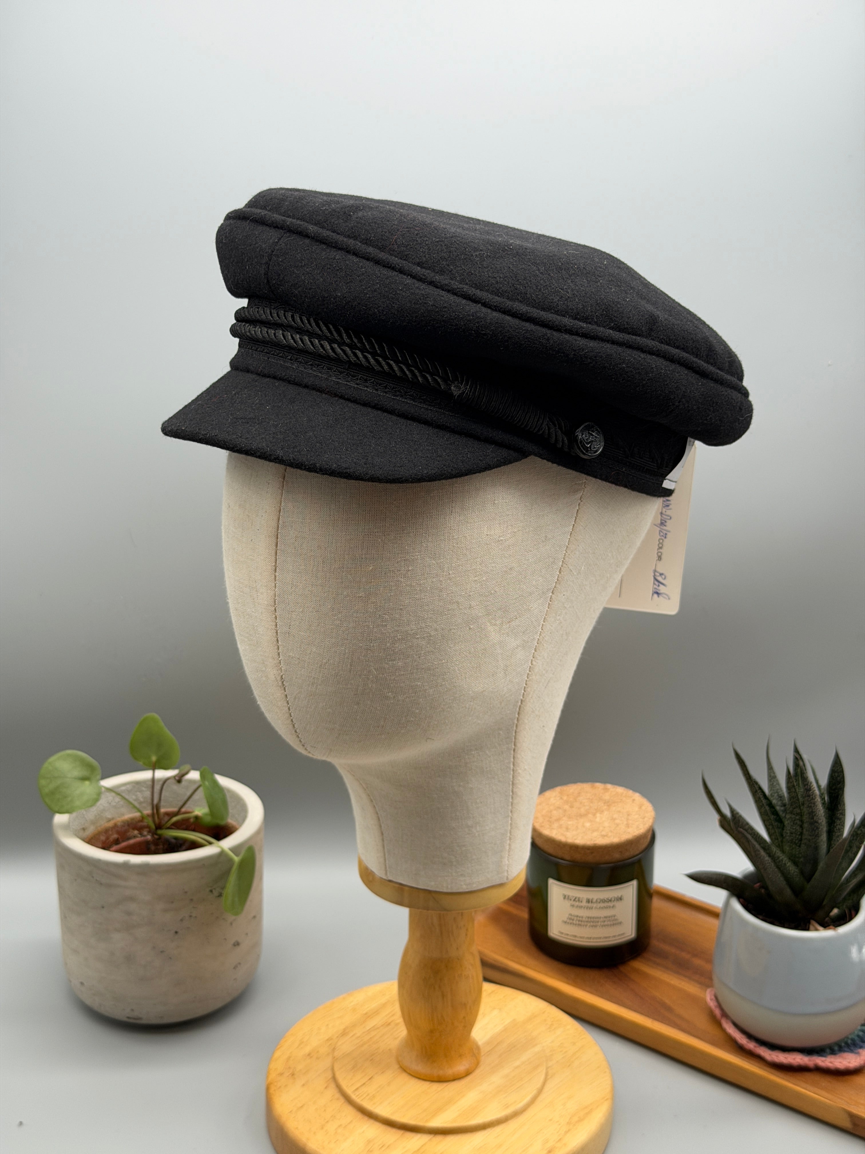 Elbsegler Tuch Mütze Black & Navy