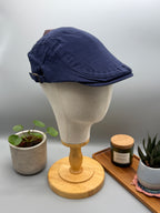Leinen Flatcap in vielen Farben - Luftige Sommer Schiebermütze verstellbar - Leichte Kappe PS-59 LN