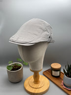 Leinen Flatcap in vielen Farben - Luftige Sommer Schiebermütze verstellbar - Leichte Kappe PS-59 LN