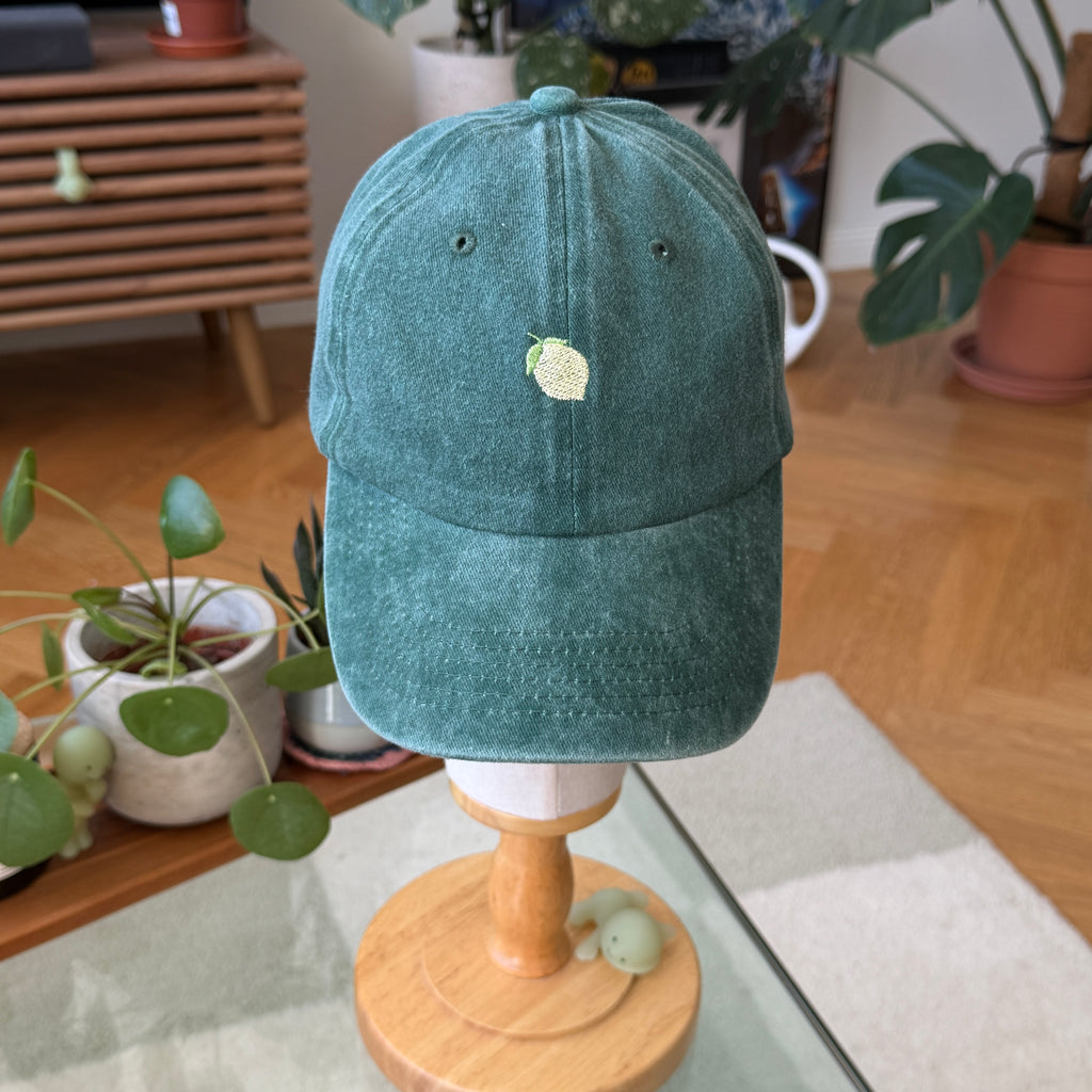 Lime Cap gewaschen in verschiedenen Farben - gewaschene Basecap - Handmade Present