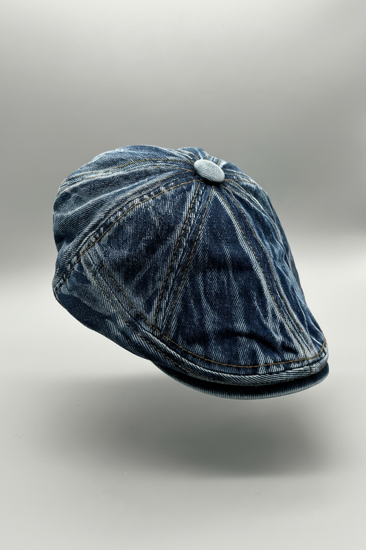Schiebermütze Denim & Schwarz PS-95L