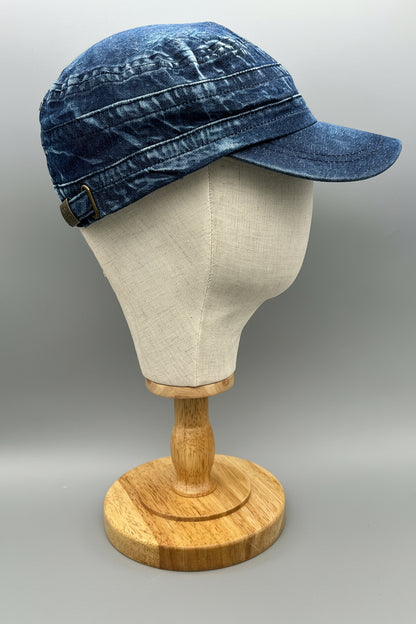 Denim Jeans Cap Black & Navy PS-71