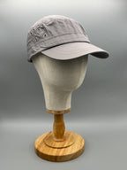 Military Cap für Herren & Damen – Vintage Army-Mütze mit Metall-Details – Baumwoll-Cap verstellbar – Schwarz  - PS-89S