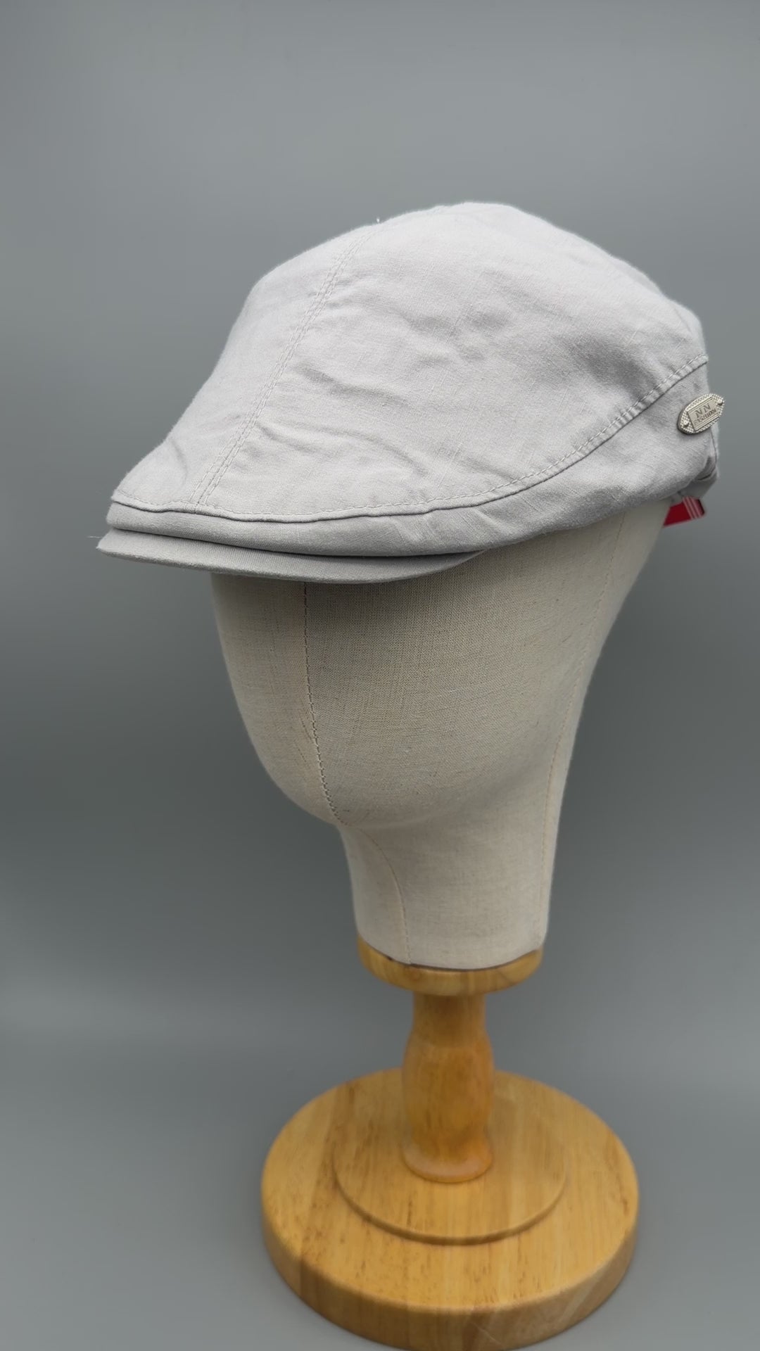 Schiebermütze Leinen, Flat Cap NN-023